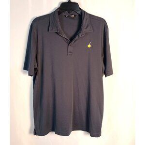 Travis Mathew Masters Golf Polo Shirt L Blue Tech Performance Pima Cotton